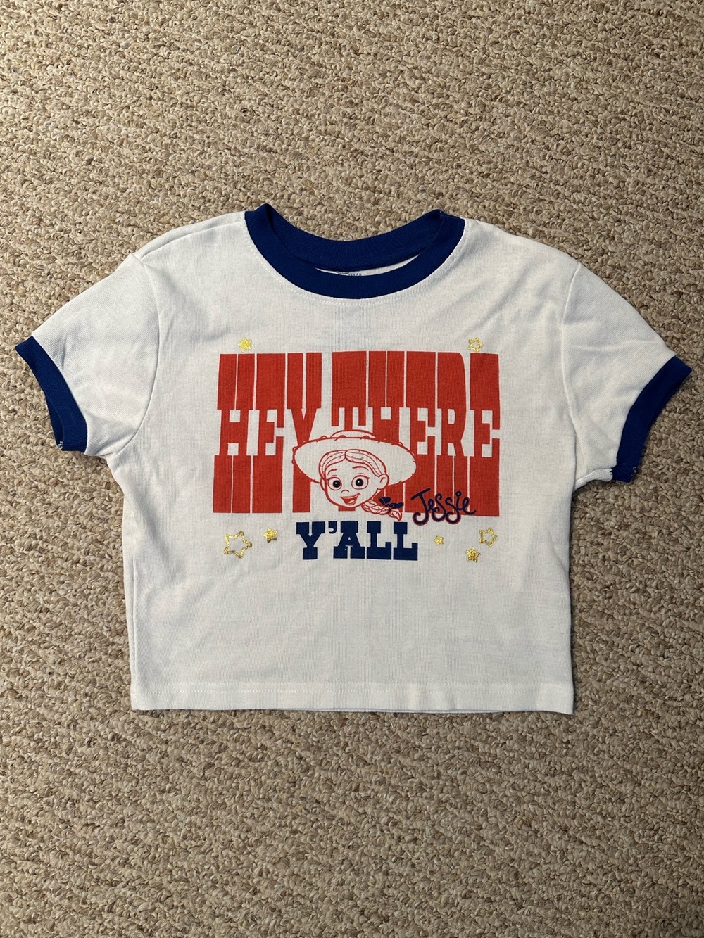 Disney Pixar Toy Story Jessie cropped Ringer Tee